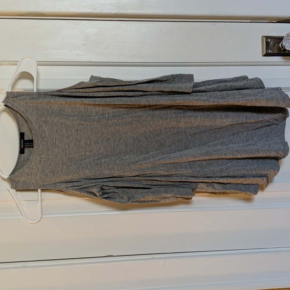 Shoulder Cut Out Flowy Top